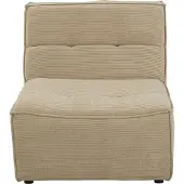 J-Line sofa Grid - populierenhout/schuim - donkerbeige