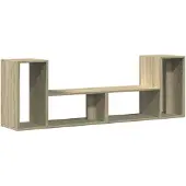 vidaXL Tv-meubelen 2 st 75x30x50 cm bewerkt hout sonoma eikenkleurig