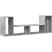 vidaXL Tv-meubelen 2 st 75x30x50 cm bewerkt hout betongrijs