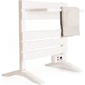 Create - Elektrische handdoekhouder 150W - Wit - Met poten - Met legbord 3 spijlen - WARM TOWEL MINI