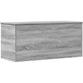 vidaXL Opbergbox 100x42x46 cm bewerkt hout grijs sonoma eikenkleurig