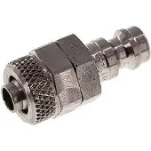 Parker RVS 316L DN 5 Luchtkoppeling Insteeknippel 6x8 mm Push-On