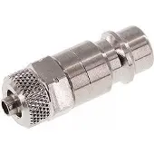 Parker RVS 316L DN 7.2 (Euro) Luchtkoppeling Insteeknippel 4x6 mm Push-On