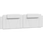 vidaXL Hoofdbordkussen "Viana" 180 cm kunstleer wit