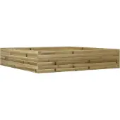 vidaXL Plantenbak 110x110x23 cm geïmpregneerd grenenhout
