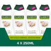 Palmolive Naturals Amandel Douchecrème - 4 x 500ml - Voordeelverpakking