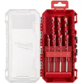 Milwaukee 8-delige PACKOUT Hamerboren Set GEN 2 - 4932493881