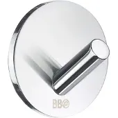 Beslagsboden Haak Smedbo Xtra Design Mini Rond Zelfklevend Chroom