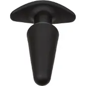 Calexotics - Rock Bottom Tapered Anale Plug 10 Vibraciones Silicone Black