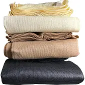 CamoBob schaduwdoek coupon 3x10m beige, tijdelijk met gratis 25 stuks klik klaks