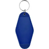 Combicraft Blanco Hunter hotel sleutelhanger 45x88mm donker blauw - 5 stuks