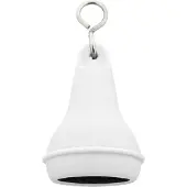 Combicraft Hotel sleutelhanger Mayfair met open onderkant 41x70mm wit - 50 stuks