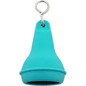 Combicraft Hotel sleutelhanger Mayfair met open onderkant 41x70mm turquoise - 10 stuks