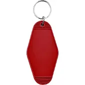 Combicraft Blanco Hunter hotel sleutelhanger 45x88mm rood - 5 stuks