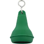 Combicraft Hotel sleutelhanger Mayfair met open onderkant 41x70mm groen - 5 stuks