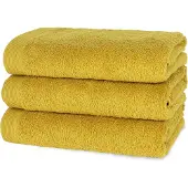 Casilin - Como - Handdoek - 50x100 - Mustard