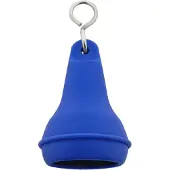 Combicraft Hotel sleutelhanger Mayfair met open onderkant 41x70mm blauw - 10 stuks
