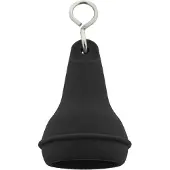 Combicraft Hotel sleutelhanger Mayfair met open onderkant 41x70mm zwart - 50 stuks
