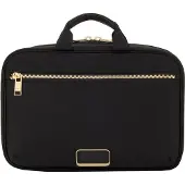 Tumi Voyageur Madeline Cosmetic black/gold toilettas make-up