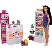 Playtive modepop met supermarkt 26-Delig