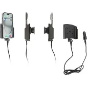 Brodit houder/lader Apple iPhone 15 USB sig.plug - with case