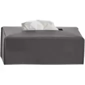 DECOR WALTHER Tissuebox Nappa KB Grijs