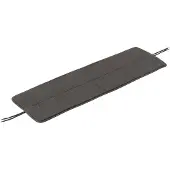 Muuto Linear Steel Bench Ottoman Dark Grey | 110 x 34 cm