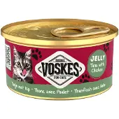 Voskes 24x Kattenvoer Nat Gelei Tonijn & Kip 85 gr