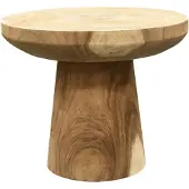 AVH-Collectie Bandung boomstam diningtafel 90x90xH75 cm