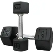 TKO Tri-grip Dumbbell 10KG - Zwart | Europe