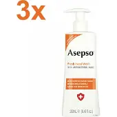 Asepso - Fresh - Antibacteriële Handzeep/Zeeppomp - 3x 250ml - Voordeelverpakking