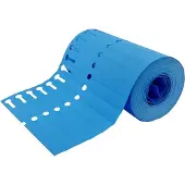 Combicraft beschrijfbare sleufetiketten blauw 120x13mm per 1000 stuks
