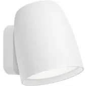 Bover Nut Wandlamp Buiten White | Push-button on fixture (Dimmable)