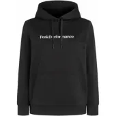 Peak Performance Hoodie Women Big Logo Hood Black-S