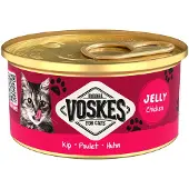 Voskes 24x Kattenvoer Nat Gelei Kip 85 gr