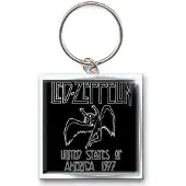Led Zeppelin - 1977 USA Tour Sleutelhanger - Zwart