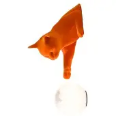 Karman Maoo Wandlamp Orange Flocked Ceramic G9 IP20