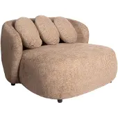 Ptmd Aphrodite Taupe Loveseat Legacy 3 Mink Fabric (Taupe, 122x71x116cm)