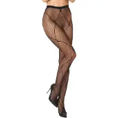 Kotek - T005 Fishnet Panty - L/XL - Zwart