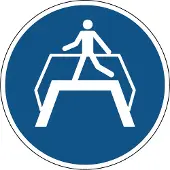 Allesveilig.nl Oversteekplaats gebruiken gebodspictogram