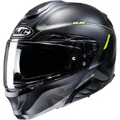 HJC RPHA 91 Combust Zwart Geel MC3HSF Systeemhelm Maat 2XL