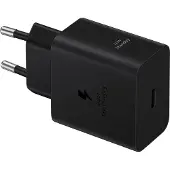 Samsung Super Fast Charging Oplader 45W Zwart + Usb C Kabel 1,8m Zwart Kunststof