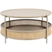 Puur Snogge salontafel 80 cm zand