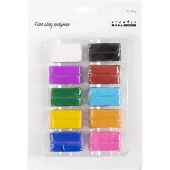 Creativ Company 78101, Modelklei, Meerdere kleuren, Geschikt voor kinderen en volwassenen, 10 stuks, Geschikt voor jongens/meisjes, 10 verschillende kleuren