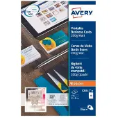 Avery visitekaarten Quick&Clean 200 g/m