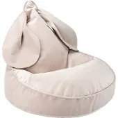 WigiWama Vergrijsd Beige Konijnenzitzak