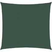 vidaXL Zonnescherm vierkant 3,6x3,6 m oxford stof donkergroen