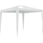 vidaXL Partytent 2,5x2,5 m wit