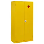 Ceha Veiligheidskast Metaal 3 Planken Afsluitbaar 1.000 x 450 x 1.950 mm Geel