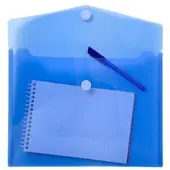 Exacompta Documentmap 56422E A4 Karton Blauw 50 Stuks